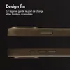 Accezz Couverture arrière Magsafe en cuir vintage pour Voir les images du produit 5