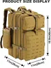 Topchances Großer Militär Rucksack Herren 45L Outdoor Produktbild-Vorschau 2