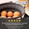 Coolinato faltbares Silikon-Sieb 24 cm grau Produktbild-Vorschau 7