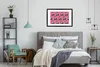 MuchoWow® MuchoWow® Gerahmtes Poster Tier - Muster - Rosa Produktbild-Vorschau 7