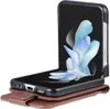 Galaxy Z Flip3 Leather Case, Flip Cover Wallet Case Náhled obrázku produktu 3
