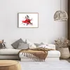 Gerahmtes Poster - Rahmen in heller Eiche - Tanz Aktion Produktbild-Vorschau 7