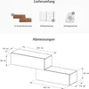 Planetmöbel Flur Möbel Garderobe Hängeschrank 2x 100 cm Produktbild-Vorschau 4