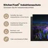 KitchenYeah© Herdabdeckplatte Blumen - Nacht - Lupine - Produktbild-Vorschau 6