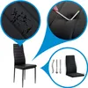 Modernes Esszimmer-Set Küche Tisch Und 4 Stühle Viki Sonoma Produktbild-Vorschau 6
