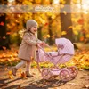 Rosa Puppenwagen mit Tragetasche und Korb – Klappbare Produktbild-Vorschau 16