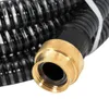 vidaXL Saugschlauch mit Messing-Anschlüssen Schwarz 1,1" 10 Produktbild-Vorschau 4