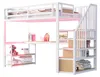Lit superposé Merax, lit mezzanine 90 × 200 cm avec Voir les images du produit 10