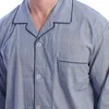 Kisses&Love Herren-Pyjama aus Baumwollpopeline KLP5 Produktbild-Vorschau 2