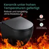 Mai & Mai Hänge WC schwarz matt mit Softclose Sitz  | Wand Produktbild-Vorschau 3