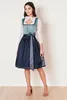 Dirndl Dena 60cm Länge blau 44 Produktbild-Vorschau 10