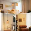 ZMH Lampe à suspendre Boho Lampe à suspendre en rotin 1 Voir les images du produit 6