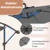 COSTWAY Ampelschirm mit Sandsäcke, Ø300cm Sonnenschirm mit Produktbild-Vorschau 6