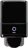A black electric kettle with a blue on/off indicator light. Produktbild-Vorschau