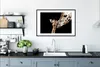 MuchoWow® Gerahmtes Poster Giraffe - Tiere - Schwarz - Produktbild-Vorschau 4