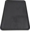 A black dish drying rack with parallel ridges. Náhled obrázku produktu