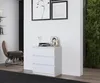 Topeshop M3 BIEL, Biela, 3 zásuvka/zásuviek, Drevotrieskové Náhľad obrázku produktu 13