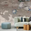 Muralo Vlies Fototapete BLUMEN Seerosen Blätter Beton Produktbild-Vorschau 6