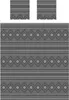 Ruhhy 22598 Decke 160 x 200 cm + 2 x Kissenbezug, grau Produktbild-Vorschau 6
