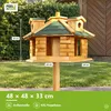 Vogelfutterhaus Vogelhaus mit Futtersilo aus Fichtenholz, Produktbild-Vorschau 4