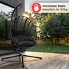 Swoods XXL Hängesessel mit Gestell - Hängesessel Für Indoor Produktbild-Vorschau 4