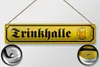 Blechschild Trinkhalle Kneipe, 46 x10 cm, Blechschilder Produktbild-Vorschau 2