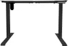 A black height-adjustable desk frame is shown against a white background. Produktbild-Vorschau
