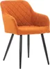 Esszimmerstuhl HLO-CP76 Stoff  orange Produktbild-Vorschau 7