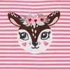 BONDI Mädchen T-Shirt "Spatzl" mit Reh 86844 | Rosa Weiß Produktbild-Vorschau 5