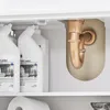 SoBuy Waschbeckenunterschrank Badezimmerschrank mit 2 Türen Produktbild-Vorschau 5