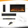 COSTWAY 36" kominek elektryczny 750W/1500W, ogrzewanie Podgląd zdjęcia produktu 8