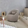 Poltrona girevole 360° con cuscino, Grigio Anteprima dell’immagine prodotto 9