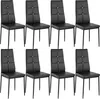 tectake® Set Esszimmerstuhl Julien gepolstert mit Produktbild-Vorschau 1