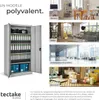 Armoire métallique 5 niveaux - gris, 90 cm Voir les images du produit 7