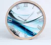 Holzuhr 25fi cm wanduhr - weiße Spitzen - abstrakcjaale Produktbild-Vorschau 1