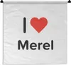 MuchoWow® Wandteppich Wandbehang Ich liebe - Merel - Produktbild-Vorschau 1