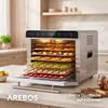AREBOS Dörrautomat 700 W, 19 L, 8 Edelstahlgitter, Produktbild-Vorschau 4