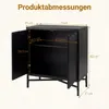 COSTWAY Aufbewahrungsschrank Sideboard mit Türen, Anrichte Produktbild-Vorschau 3