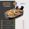 Couchbar Snackbox in grau mit 4 Glasschalen - Sofabar für Produktbild-Vorschau 6
