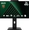 A computer monitor with a stylized green background displayed on its screen. Voir les images du produit