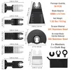 33x lame de scie multifonctions - 8 types d'outils Voir les images du produit 7