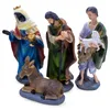 XL Weihnachtskrippe Figuren Set - 10-teilig - Krippen Stall Produktbild-Vorschau 5