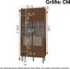 A diagram of a tall cabinet with dimensions marked. Podgląd zdjęcia produktu