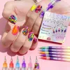 12 farbiges Nageldesign Marker Set Schnelltrocknende Produktbild-Vorschau 2