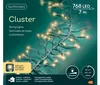 Lumineo, Lichterkette CLUSTER 768 LED 7 m Soft Gold, Produktbild-Vorschau 1