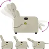 vidaXL Massagesessel Creme Kunstleder Produktbild-Vorschau 4