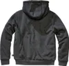 Sweatjacke mit Teddyfutter schwarz-melange, 3XL Produktbild-Vorschau 2