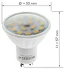 LED Lampen GU10 5W - 4er Set Leuchtmittel warmweiss 3000K Produktbild-Vorschau 4