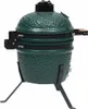 vidaXL Gril Kamado 2 v 1 Smoker Ceramic 56 cm Green Náhľad obrázku produktu 4