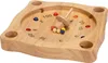 Roulette tyrolienne en bois avec toupie et boules en bois, Voir les images du produit 3